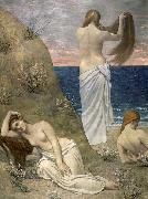 Pierre Puvis de Chavannes Young Girls on the Edge of the Sea china oil painting artist